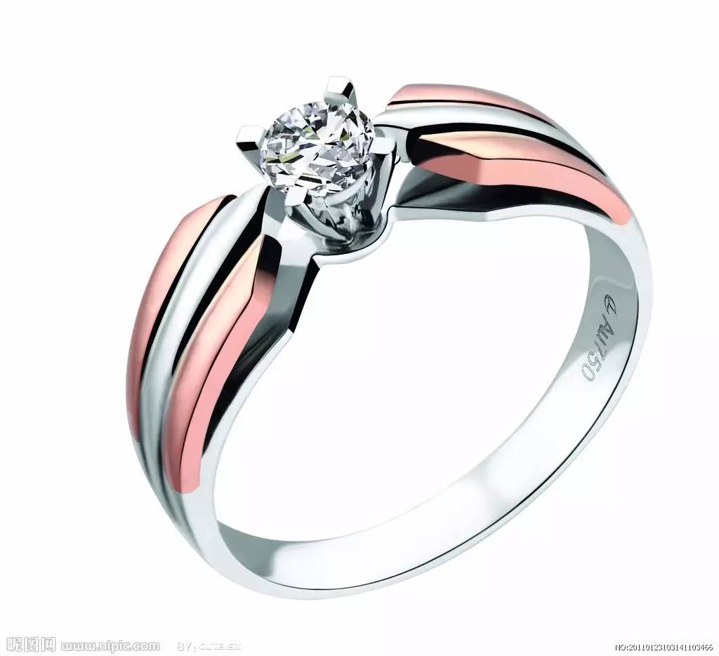 看钻戒瑕疵,四爪镶嵌钻戒介绍