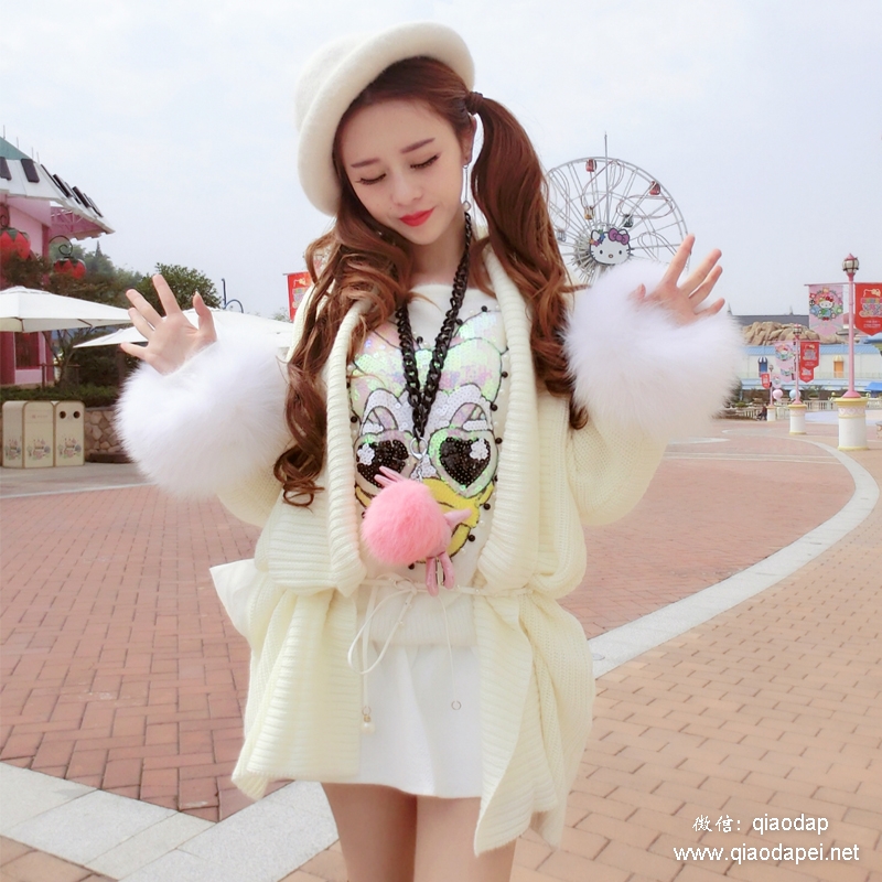 棒针毛衣小视频,美美的编织毛衣视频