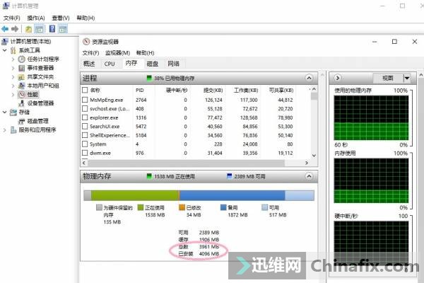 win10显示6g内存只有2.93g可用,win10的语音输入无法调出