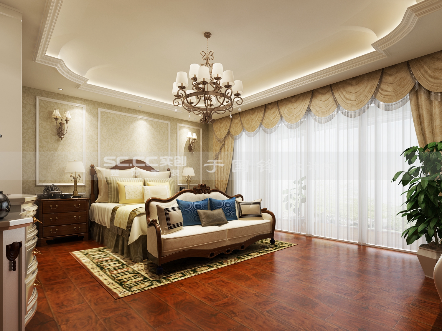 银盛泰德郡联排别墅300平装修,青岛银盛泰德郡别墅装修