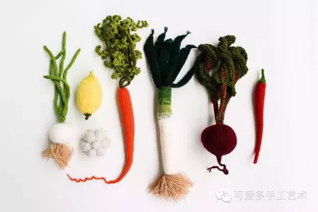毛线编织蔬菜大全图解,手残党学会的毛线编织小技巧