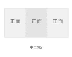 折页印刷尺寸图解,三折页印刷技术