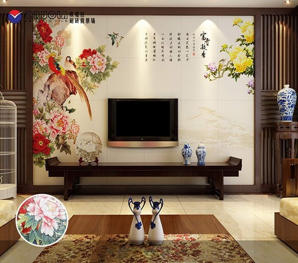 专业彩雕背景墙,彩雕背景墙效果图大全