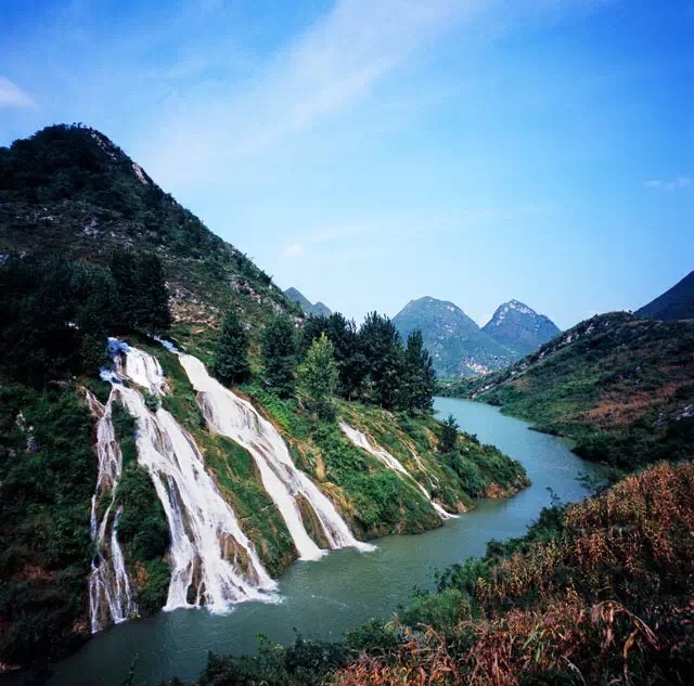 黄果树瀑布不同方位的景观,黄果树瀑布群中最好看的瀑布