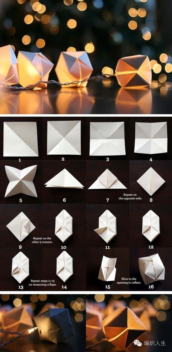 创意中秋花灯手工,中秋手工创意作品