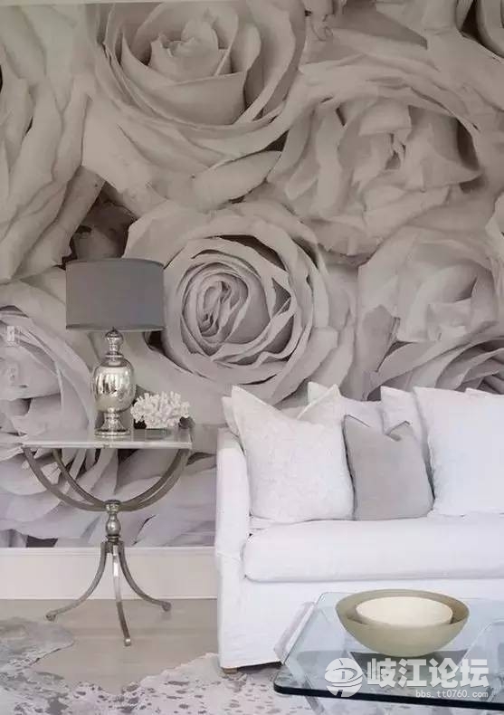 嫌白墙单调,家里墙壁太单调就试试贴点墙纸