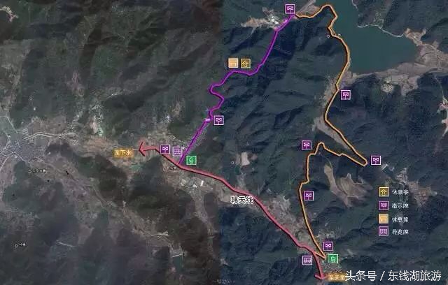 东钱湖旅游攻略徒步路线图,东钱湖古道徒步