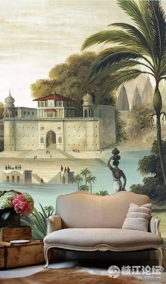 嫌白墙单调,家里墙壁太单调就试试贴点墙纸