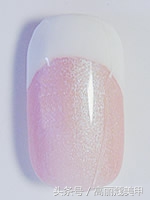 美甲法式白边画法,diy美甲教程简单大方