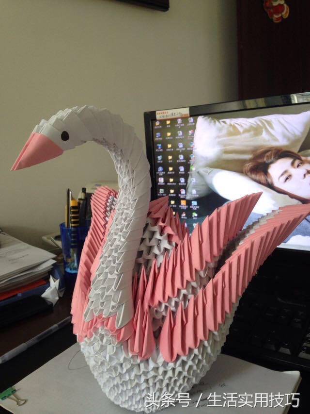 手工折纸花篮教程简单漂亮,幼儿手工花篮折纸的制作方法