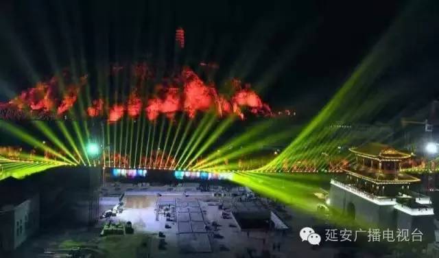 太美了山城夜景,延安宝塔山夜景图片