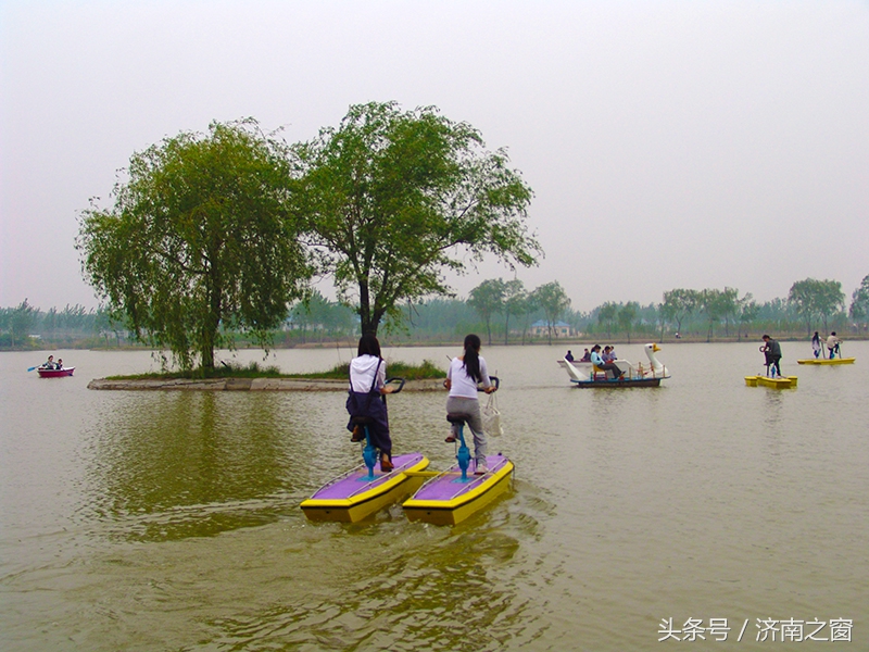 济南美里湖湿地,飞越济南