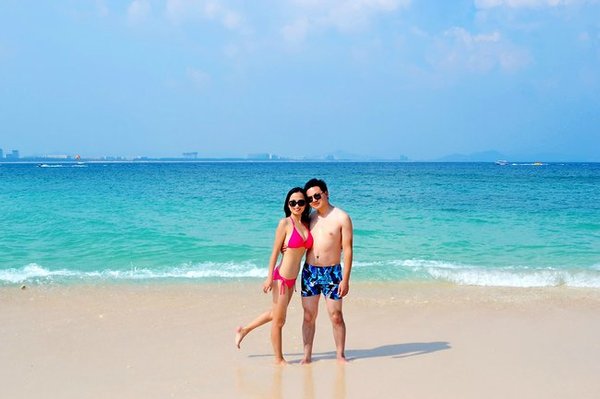 带着婚纱去三亚,带着婚纱旅行厦门