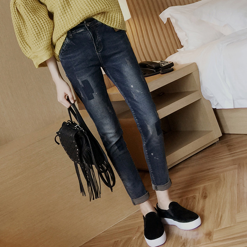 卫衣女160-200斤,160斤胖mm穿阔腿牛仔裤加卫衣