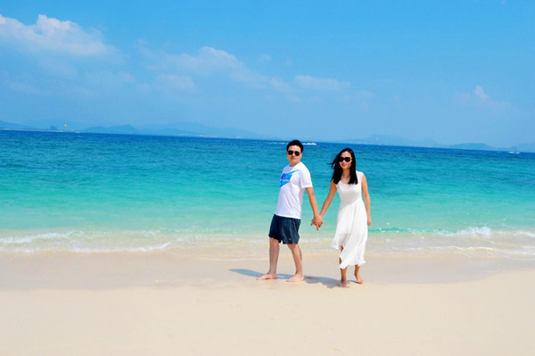 带着婚纱去三亚,带着婚纱旅行厦门