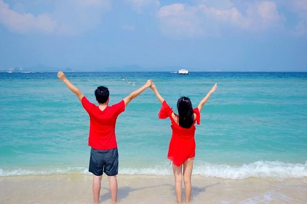 带着婚纱去三亚,带着婚纱旅行厦门