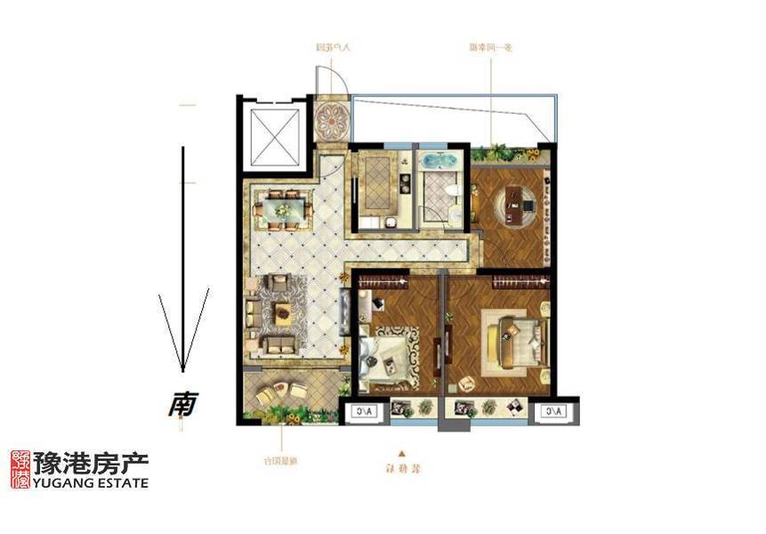 新北站和昌悦澜房价,金水区首付37万二居房