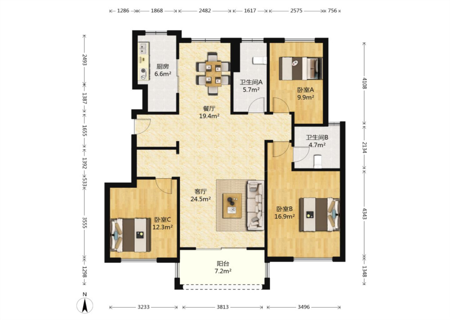省政府周边带地铁楼盘推荐,绿地公馆急售房源7千左右