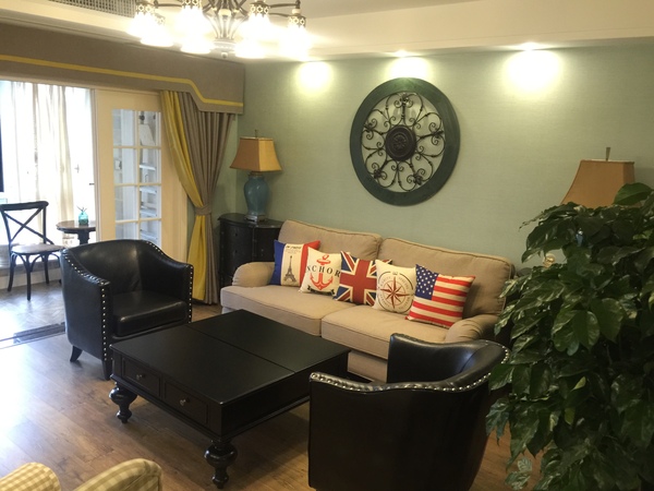 128平装修风格小清新,法式114平米三室两厅两卫装修风格