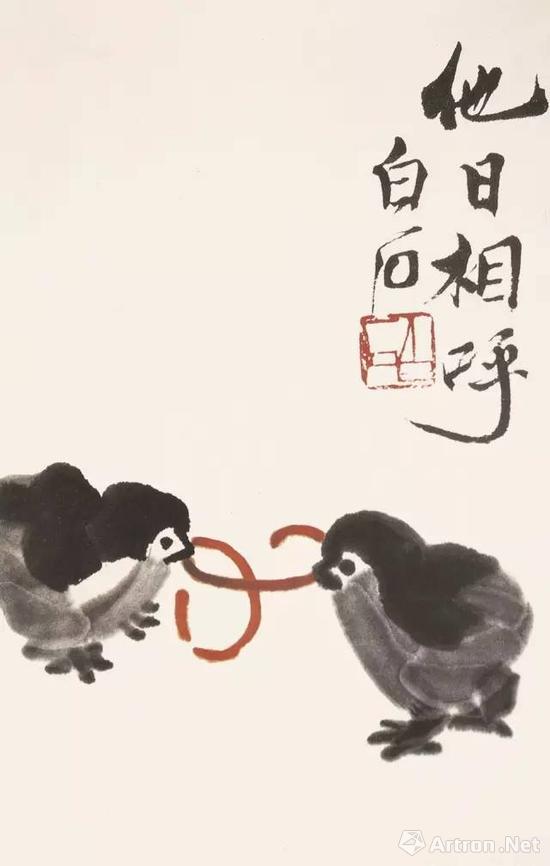 齐白石画老鼠典故,齐白石印章典故