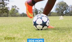 脚外侧发力训练动作足球讲解,足球10个简单控球训练动作