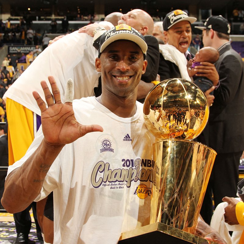 科比在nba生涯获得几个总冠军,科比在nba中最辉煌的时刻