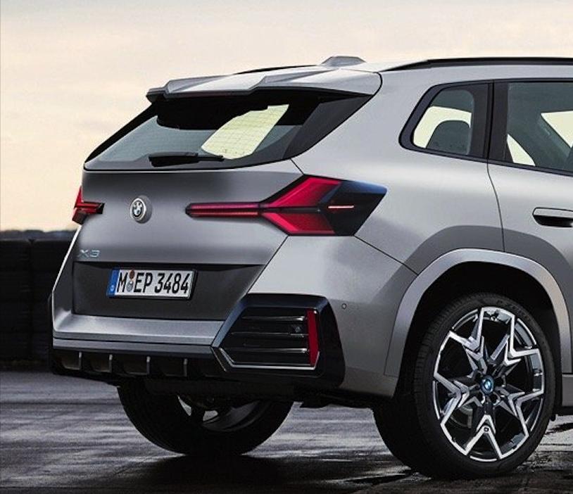 宝马全新一代x3曝光奔驰glc,宝马全新X3谍照