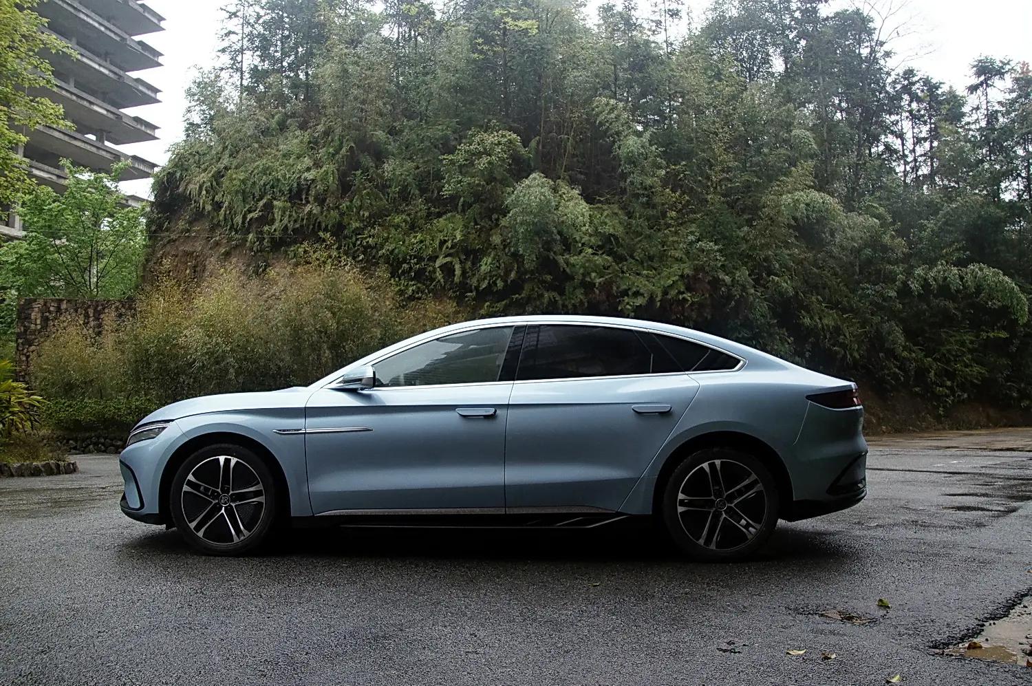 比亚迪汉ev冠军版顶配沉浸式体验,感受中式豪华比亚迪汉ev