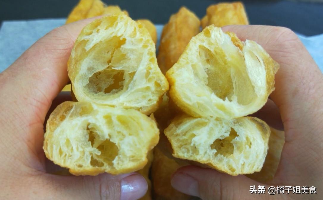 油条家常做法前一晚做好,油条快速做法和配方的全过程