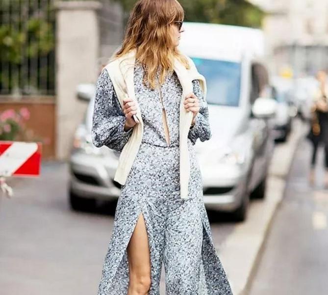 波西米亚风披肩夏天,绿色波西米亚夏天印花连衣裙