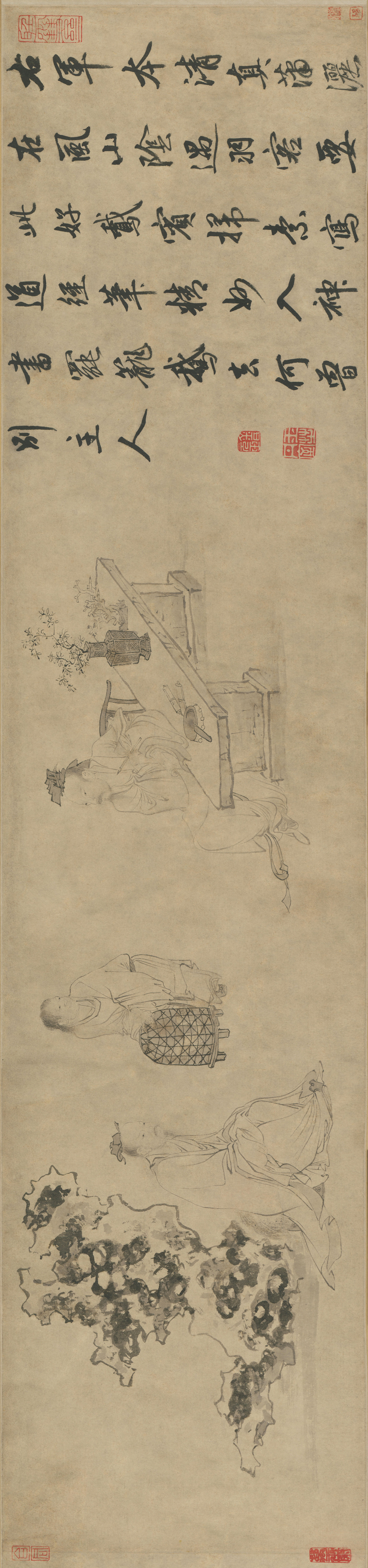 一诗一画一意境,一诗一画书法