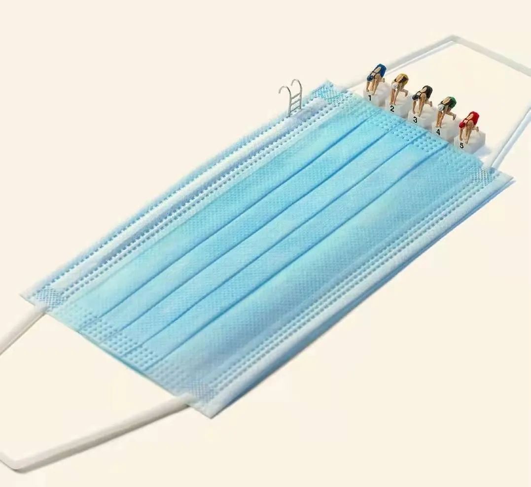 这个日本人，把奥运场地做成一个口罩那么大......