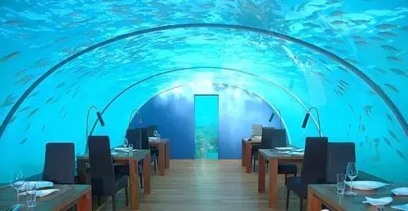 海底餐厅推荐大全,高级海底餐厅