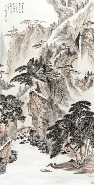 郑午昌花鸟,丝鬓散人郑午昌百幅绘画作品赏析