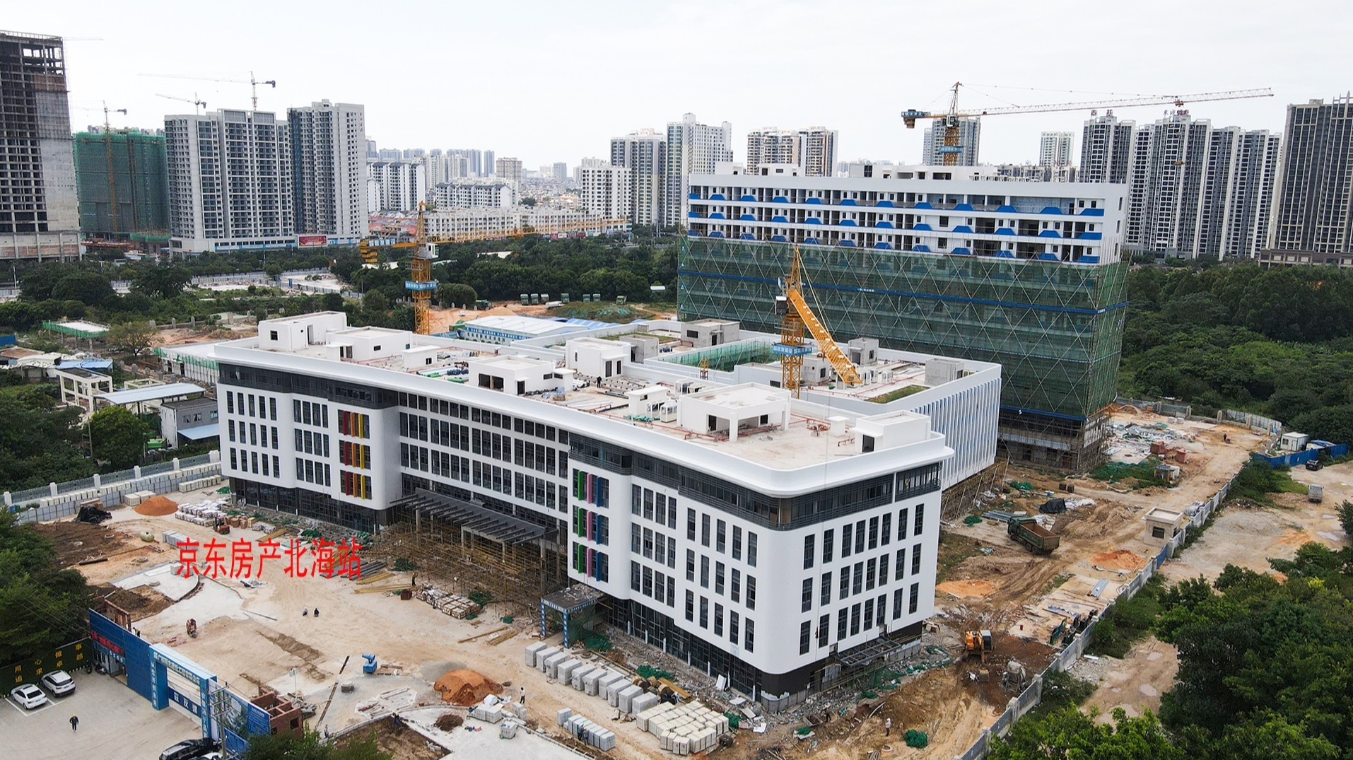 北海市中医医院新院建设进展,北海市人民医院和第二人民医院