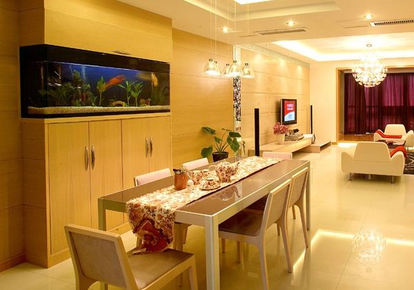 家居鱼缸摆放有哪些风水禁忌,鱼缸家居摆放风水讲究图片