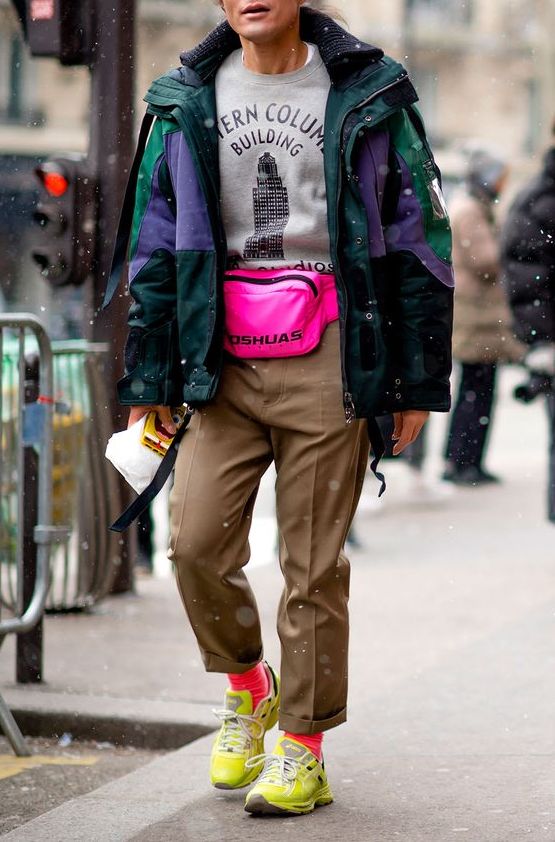 小型挎包时尚穿搭,单肩斜挎大包小众设计