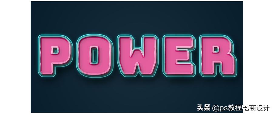 ps在图片上做led字体发光,ps怎么制作发光渐变字体