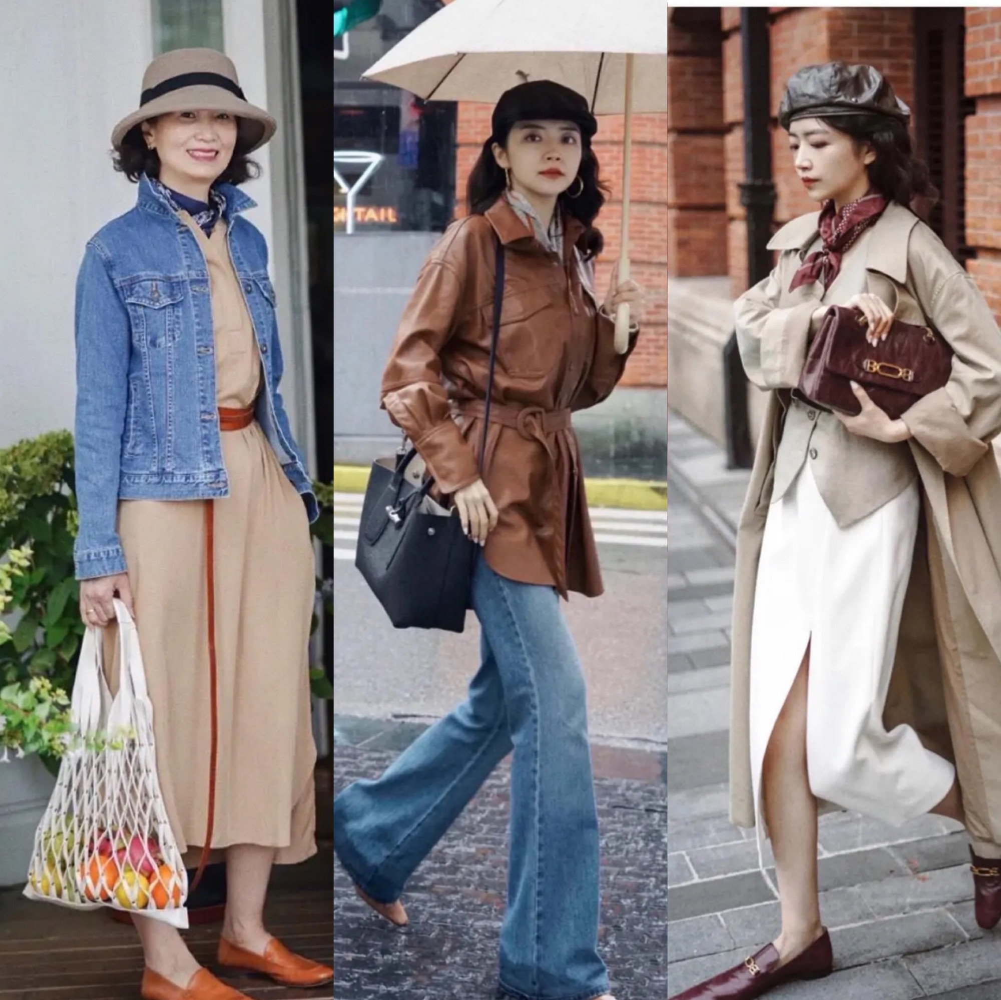 美丽的丝巾搭配美出高级感小姐姐,美丽的丝巾搭配丝巾新花样