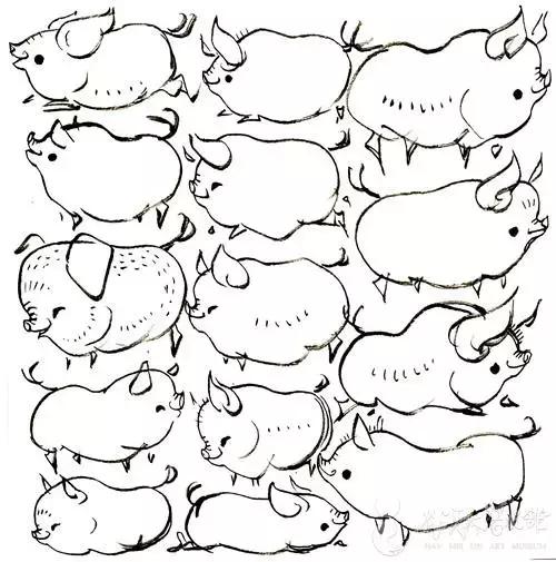 韩美林100幅手稿,韩美林公开手稿