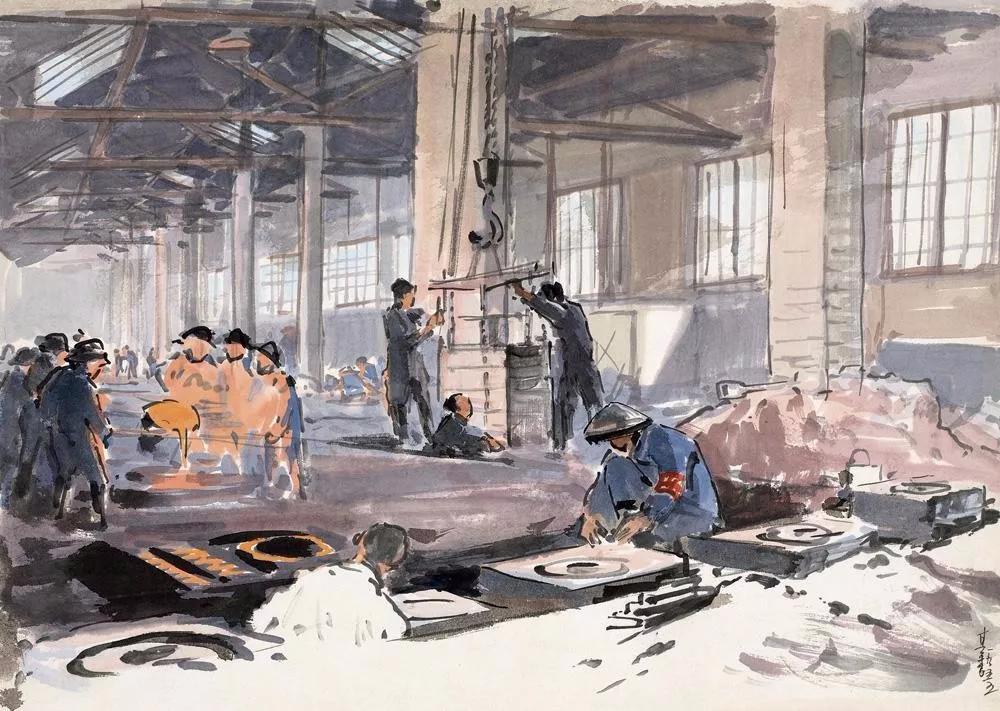 水墨画夜景欣赏,画夜景最好的中国画