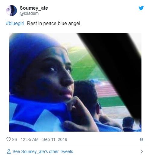 她只是想看球！扮男装欲进球场看球的伊朗女孩候审期间*焚自**