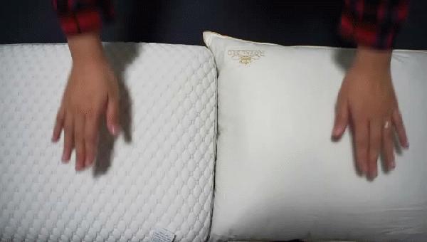 鸭绒枕头怎么做才不跑毛,睡了就不想醒的枕头