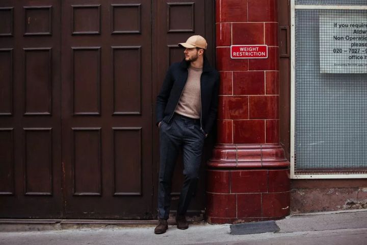 冬季男装搭配男工装裤,男生冬季裤子怎么穿暖和又好看