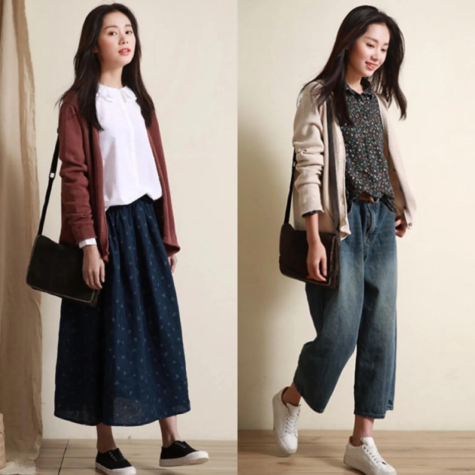 哈伦裤休闲减龄穿搭,微胖妹妹哈伦裤穿搭显瘦