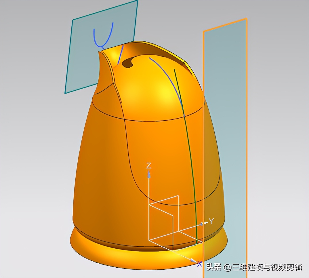 ug12.0咖啡壶实体建模,ug12.0曲面建模实例100例