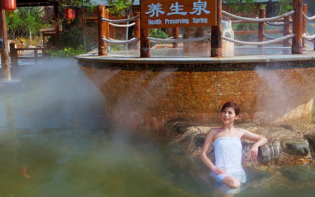 凉夏温泉,华山御温泉度假温泉村套票