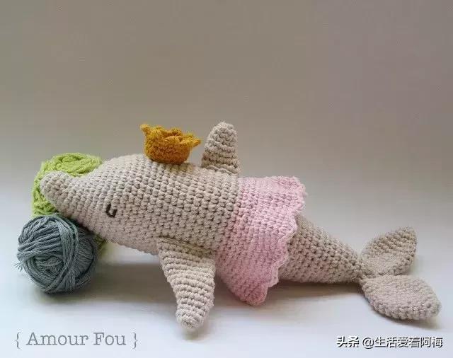 海豚毛线编织教程视频,毛线海豚编织教程