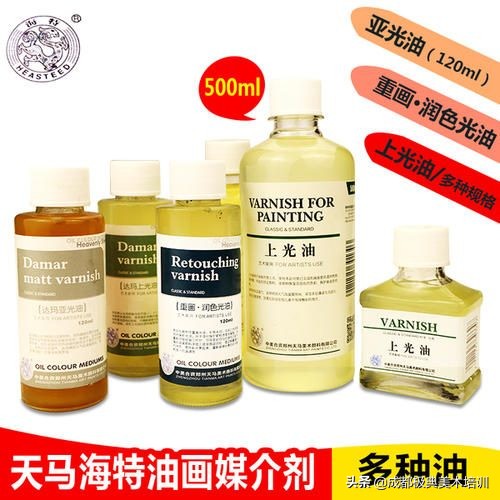 给油画覆膜,给油画上光怎么操作