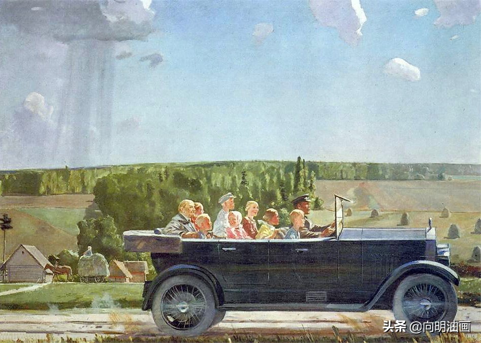 苏联人民艺术家,苏联画家亚历山大杰伊涅卡